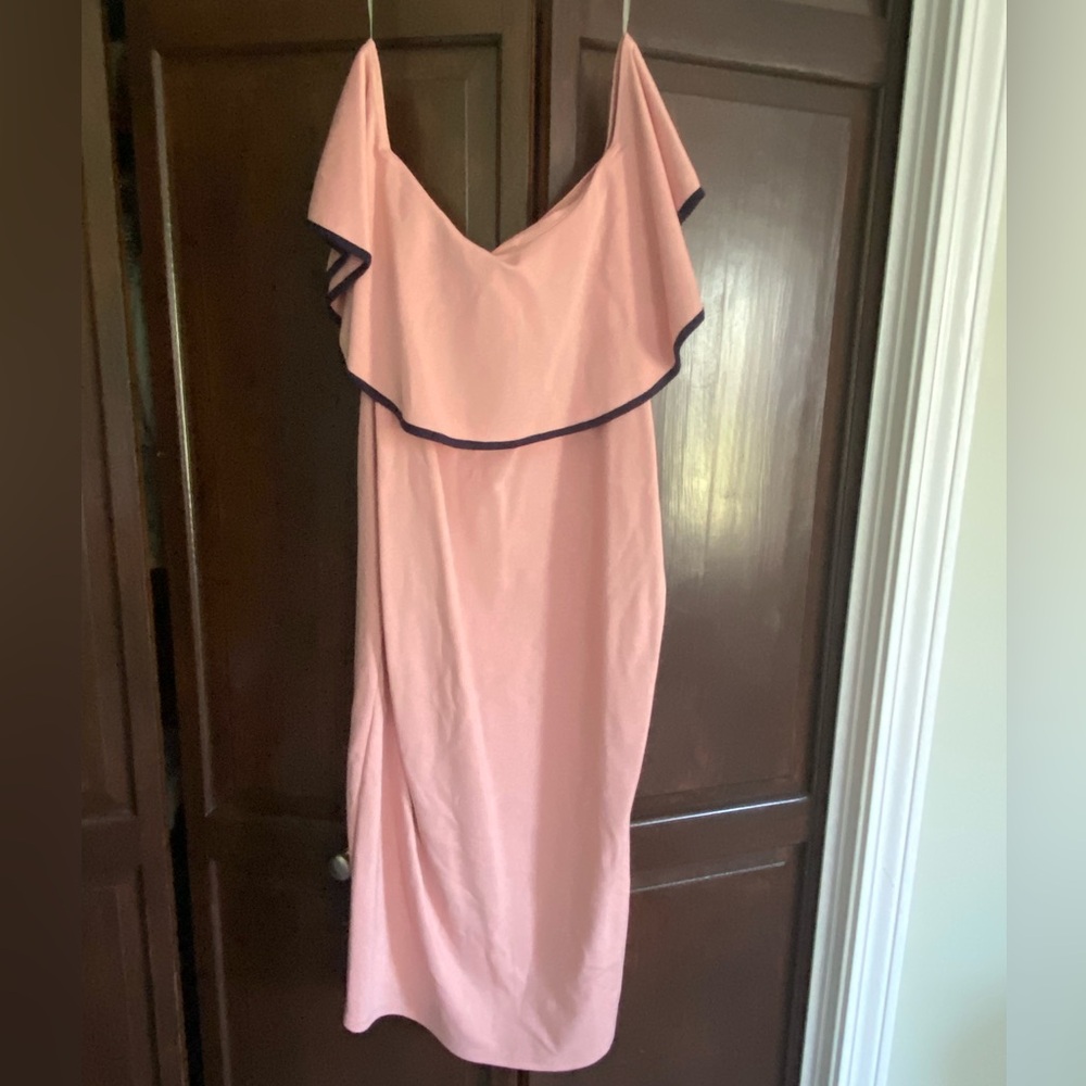 PinkBlush Off the Shoulder Maternity Dress